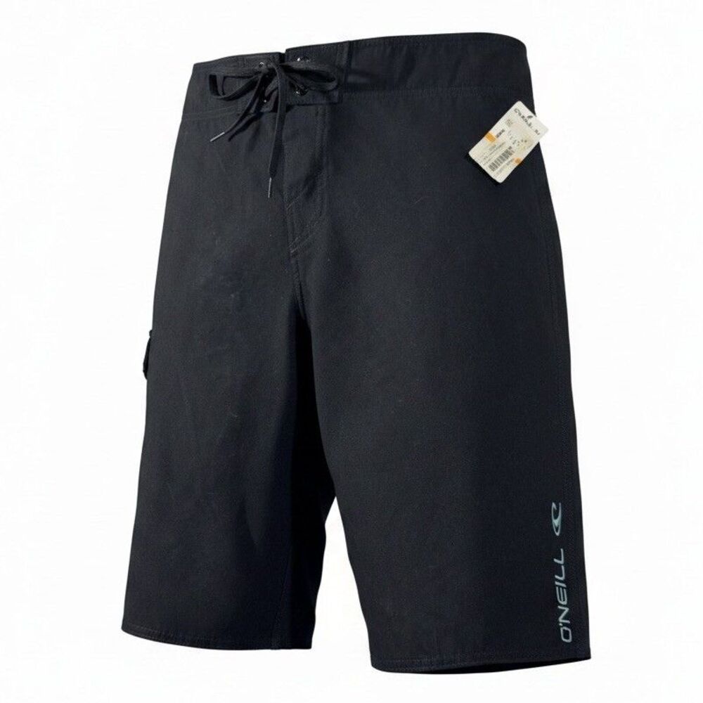 NEW W Tags O’Neill Mens Santa Cruz Solid Board Shorts Midnight Size 33